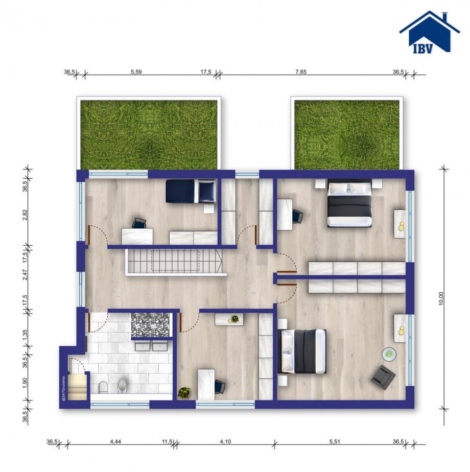 Grundriss OG Haus Erfurt