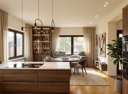 Wohnk�che - Muster Bungalow Igensdorf