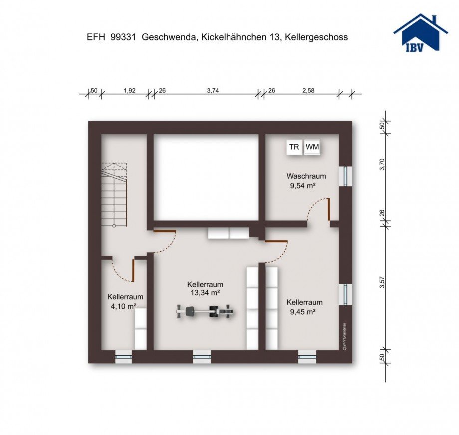 Grundriss KG Einfamilienhaus Ilmenau