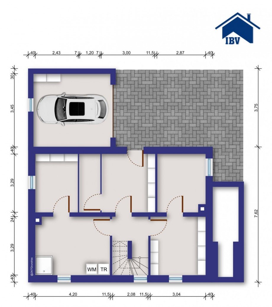 Grundriss KG Einfamilienhaus Markvippach