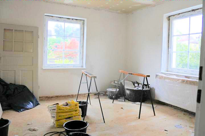 Wohnzimmer, EG Einfamilienhaus Arzberg