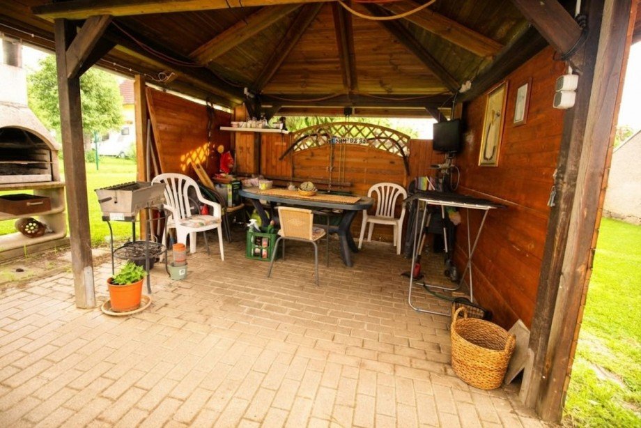 Freisitz im Garten Einfamilienhaus Markvippach