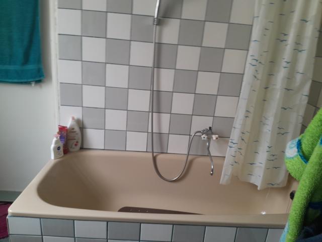 Bad mit Wanne und Dusche, EG Einfamilienhaus Piesau