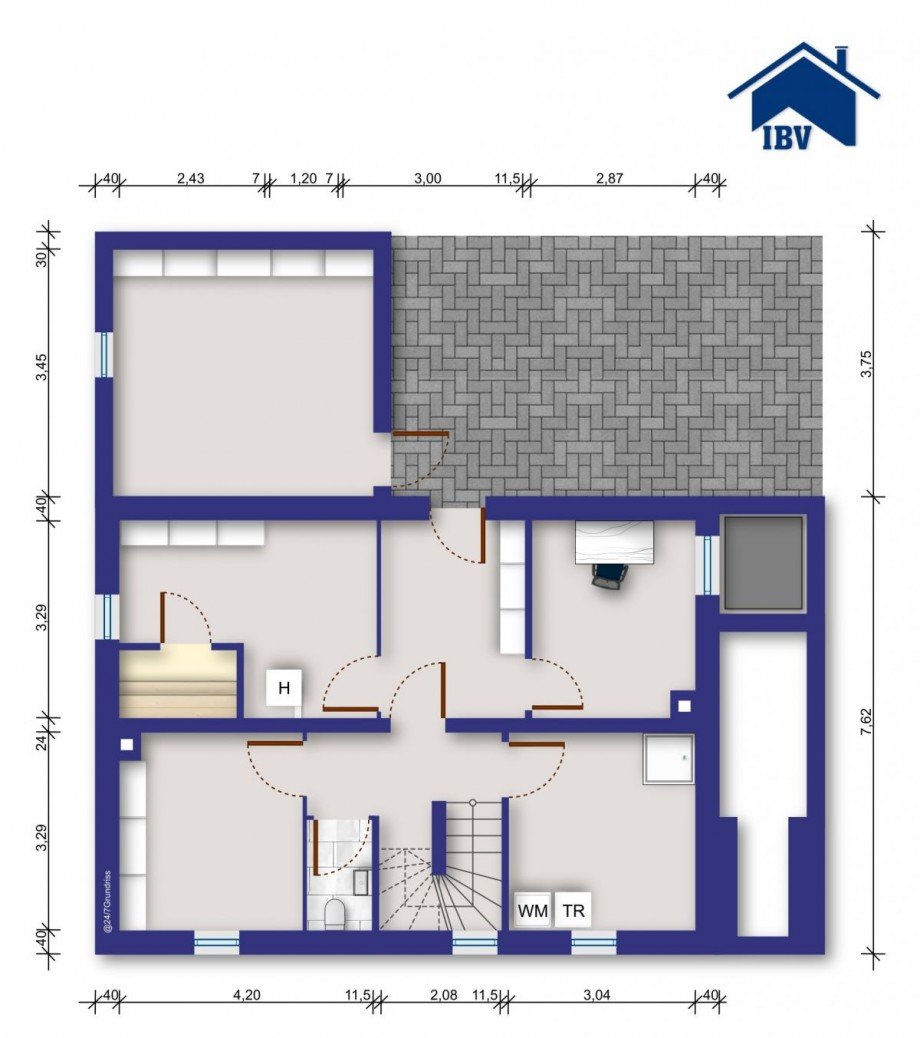 Grundriss KG Einfamilienhaus Markvippach